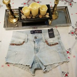 NWT Hollister short-short low rise shorts size 23